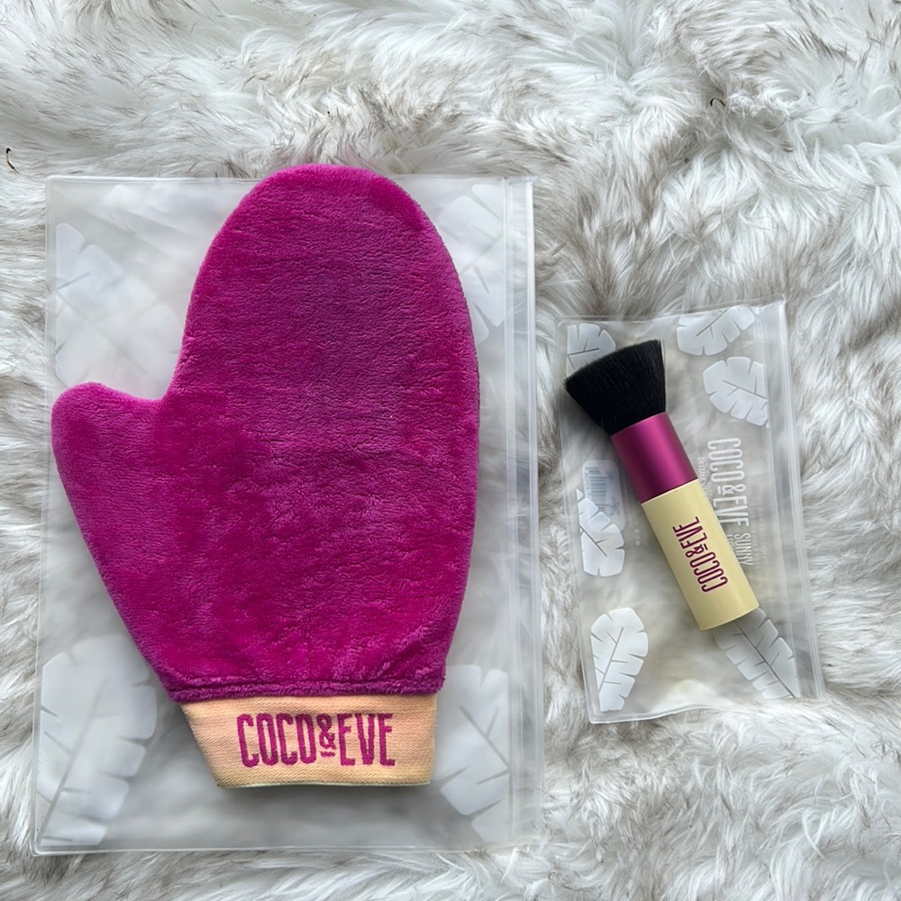 Coco and Eve Self Tanning Mitt and Brush